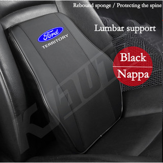 Lãnh thổ Ford Xe Ô Tô Tựa Đầu Gối Còn Lại Đầu Nappa Đệm Da Ô Tô Thoáng Khí Thắt Lưng Hỗ Trợ Gối Cho Lãnh thổ CX743 CX756 Đua ST Dòng Phụ Kiện