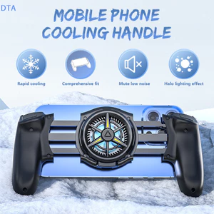 DTA Điện Thoại Di Động Làm Mát Tay Cầm Chơi Game Bán Dẫn Cho Android Bộ Điều Khiển Trò Chơi Phụ Kiện Type-C Tiếng Ồn Thấp Tay Cầm Điện Thoại PO