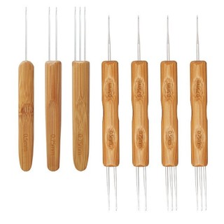 Cây Móc Sợi Bằng Thép Không Gỉ, Cán Gỗ Dùng Tạo Kiểu Tóc Dreadlock HaminStore