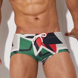Seabean Nam Quần Bơi Nam Thanh Niên Big Boy Đồ Bơi Quần Short Bơi Màu Sắc Tương Phản Người Đi Biển Ban Lướt Tắm Phù Hợp Với Trang Phục Thể Thao