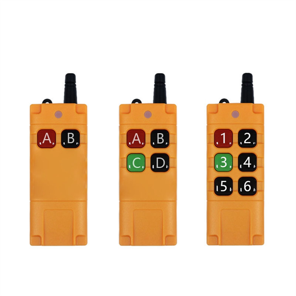 [Xinggao] Điều khiển từ xa không dây công nghiệp chống nước và chống rơi công suất cao EV1527 Chip ASK 2000M Tầm xa 433Mhz Dễ dàng cài đặt 4 nút