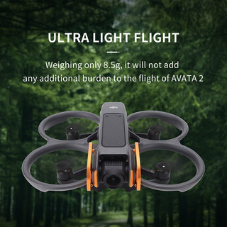 Dành cho cản hợp kim nhôm DJI AVATA2, ống kính nghiêng chảo, thanh bảo vệ máy xuyên thấu chống va chạm và chống va chạm
