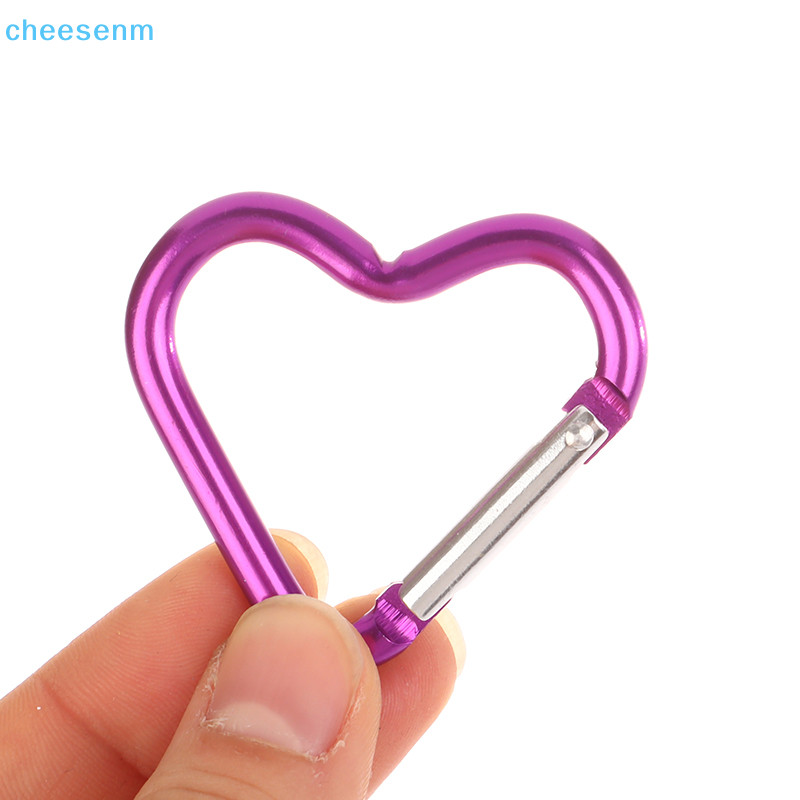 Cheenm 1 Hình Trái Tim Hợp Kim Nhôm Carabiner Kẹp Móc Khóa Ngoài Trời Khóa Chai Nước Khóa Phụ Kiện Du Lịch VN