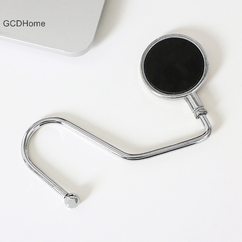 Gcdhome 1 Túi Gấp Di Động Móc Treo Ví Túi Xách Có Thể Gập Lại Móc Bàn Nữ Túi Xách Người Tổ Chức Văn Phòng Bàn Bên Móc HOT