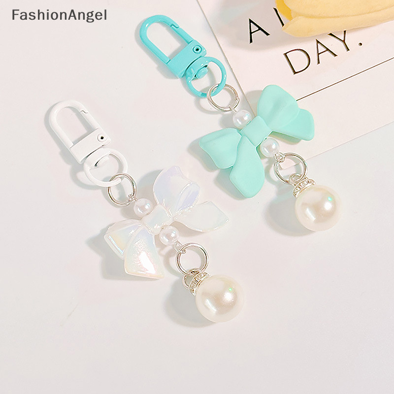 Fashionangel Nơ Màu Kẹo Mặt Dây Chuyền Móc Khóa Thời Trang Y2K Móc Khóa Tai Nghe Hộp Đựng Charm Túi Mặt Dây Chuyền Túi Xách Phụ Kiện TH