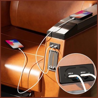 Bộ chuyển đổi USB 2 cổng sạc nhanh cho ô tô, cắm điện thoại tiện lợi