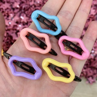 Kẹp tóc nữ sinh viên macaron đám mây mới, kẹp tóc cô gái ngọt ngào và mát mẻ, phụ kiện tóc màu kẹo tươi ngọt ngào