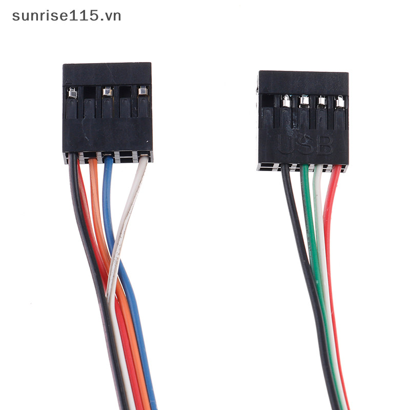 Khung cổng SRVN USB 2.0 + 3.0 Vỏ máy tính PC âm thanh bảng điều khiển phía trước thay thế cáp 70cm.