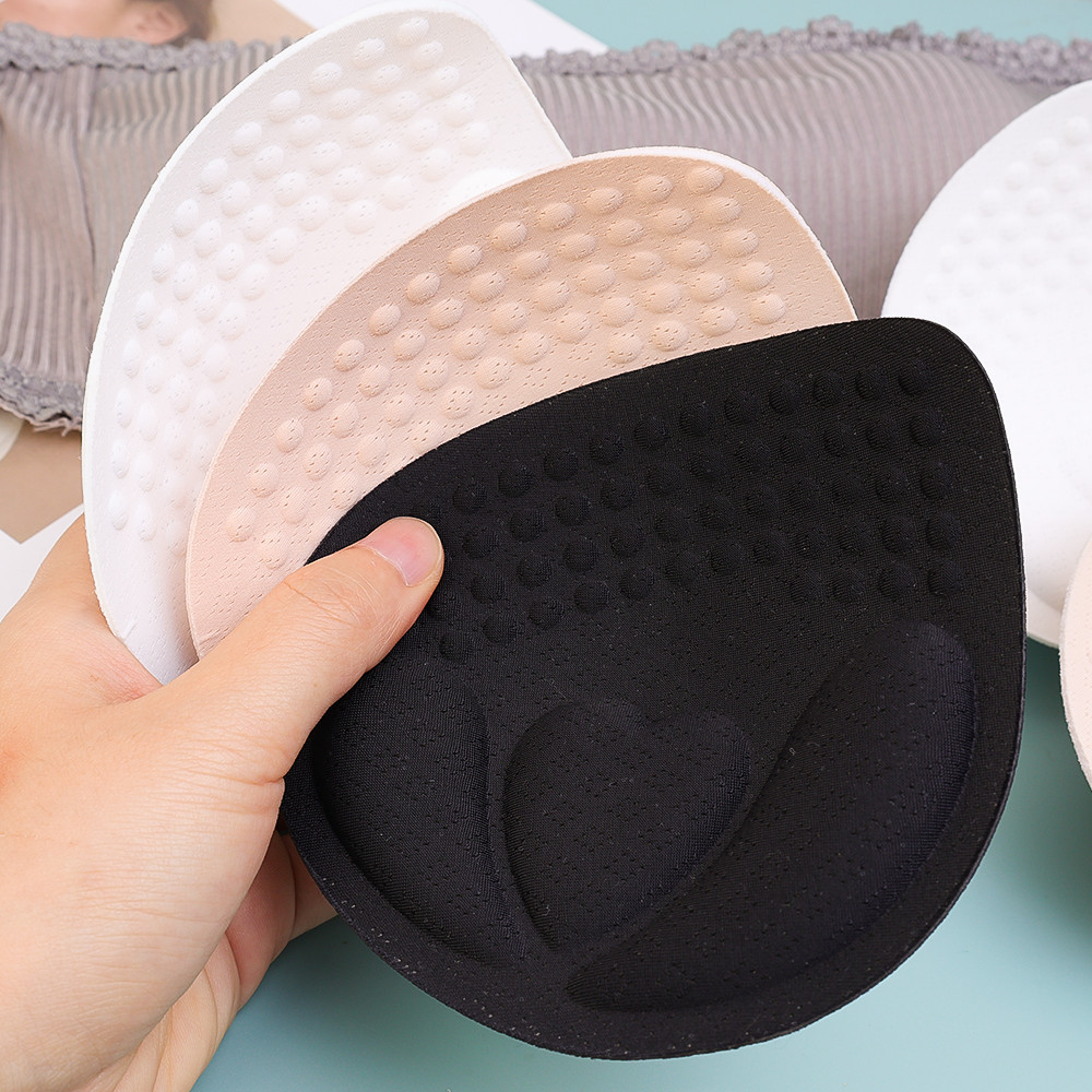 Vô hình, có thể tháo rời, thoáng khí - Thảm lót cốc xốp - Push Up Insert Bra Paddings dành cho nữ Tấm lót ngực cao su dày - Dành cho đồ bơi Bikini Brassiere - Phụ kiện đồ lót