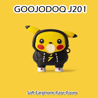 GOOJODOQ [imamura] Dành cho Ốp lưng GOOOJDOQ J201 Phim hoạt hình ngộ nghĩnh tạo kiểu Vỏ tai nghe silicon mềm NO.3