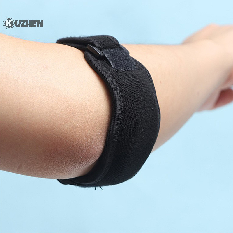 Kuzhen 1 Chiếc El Nẹp Cho Tennis Golfer Bảo Vệ Thể Thao Có Thể Điều Chỉnh Cánh Tay Ban Nhạc Silicon Nén Miếng Lót Viêm Răng Giảm Đau Nam Nữ HOT