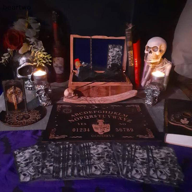 < Beartwo > Bảng Ouija khắc con lắc Bảng siêu hình đẹp