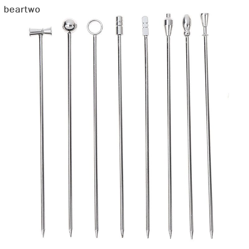 < Beartwo > 4 Que Cocktail Inox Que Trái Cây Có Thể Tái Sử Dụng Đồ Uống Mari Picks Đẹp