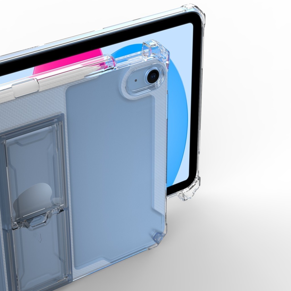 Vỏ Mềm Cho IPad Mini 4 5 6 7 8 9 10th 11th Air3 Air4 Air5 Air6 10.9 "Pro10.5 Pro11 Pro12,9 2018 2020 A16 Air M2 Pro M4 11 13 2024 Vỏ TPU Có Khe Cắm Bút Chì Đứng
