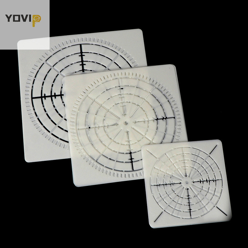 Yovip DIY 12 Chiếc Có Thể Tái Sử Dụng Mandala Dotg Paing Stencils Craft Tool Model VN