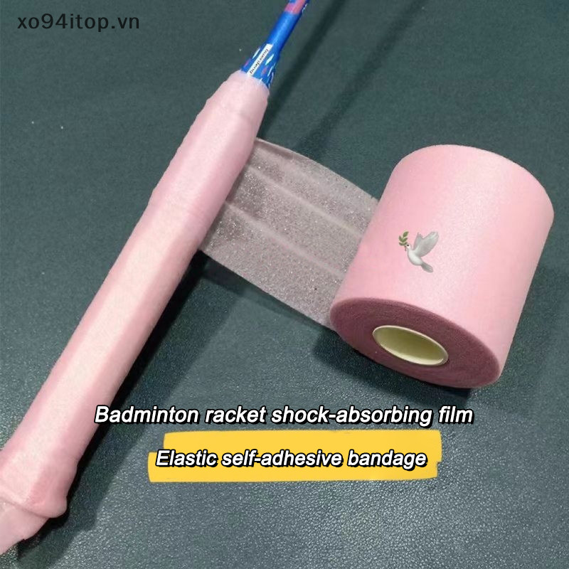 Xoitop Vợt Cầu Lông Bộ Xương Cuộn Dây Thể Thao Đáy Đàn Hồi Tự Dính Chống Sốc Phim VN