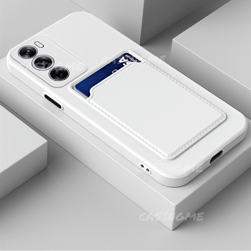 Oppo Reno12 12Pro 5G 2024 Vỏ Thẻ Kẹo Cho Oppo Reno 12 Reno12 OppoReno12 Pro 12Pro 5G 4G 2024 Camera Bảo Vệ Khe Cắm Ví Silicon Mềm Ốp lưng