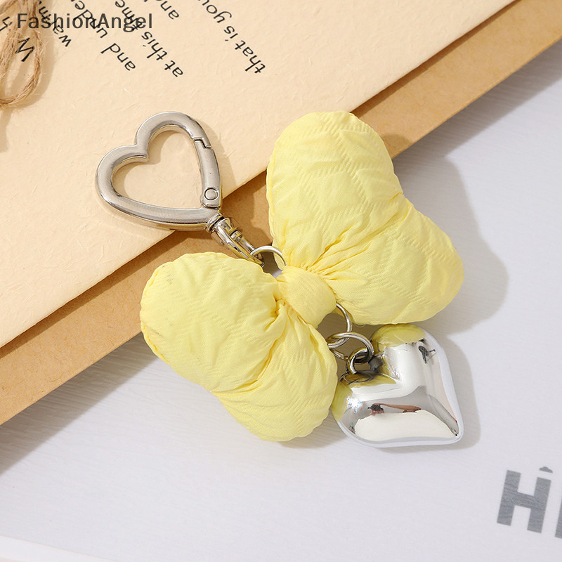 FashionAngel Thời Trang 3D Nơ Móc Khóa Bông Ngọt Ngào Đầy Nơ Móc Khóa Cho Bé Gái Ba Lô Mặt Dây Chuyền Trang Trí Quà Tặng TH