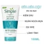 Gel rửa mặt simple giúp giảm bóng nhờn 150ml