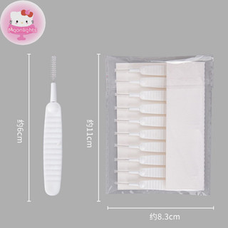 Moonlights 10 Cái / bộ Tắm Bàn Chải Nhỏ Ấm Trà Vòi Ấm Siêu Tốc Vòi Bàn Chải Micro Brush EN