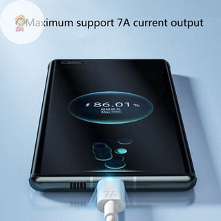 Cáp USB TWE 7A 100W Type C Cáp sạc siêu nhanh cho Huawei mate40Pro nova9 VN