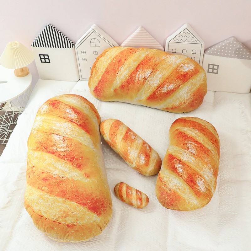 Rytanda Bánh Mì Sang Trọng Đồ Chơi Bánh Mì Nướng Gối Thực Phẩm Mô Phỏng Dễ Thương Bánh Mì Nướng Búp Bê Gối Cho Trẻ Em Quà Tặng Sinh Nhật, Quà Tặng Giáng Sinh Của Bạn Gái