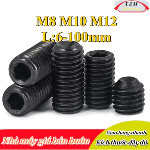 Vít trí lục giác chìm M8/M10/M12 Lớp 12.9 Đen - Ốc cấy các loại/Bộ vít cấy (XZM-DM-w)