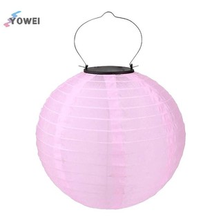 Yuwei 12 Inch Chống Nước Chạy Bằng Năng Lượng Mặt Trời Đèn Lồng Trung Quốc Đèn LED Trang Trí Ngoài Trời Bóng Đèn Năng Lượng Mặt Trời Đèn Lồng Trang Trí Tiệc VN