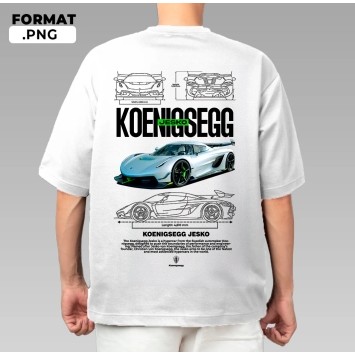 Áo thun Koenigsegg jesko quần áo sợi nhỏ