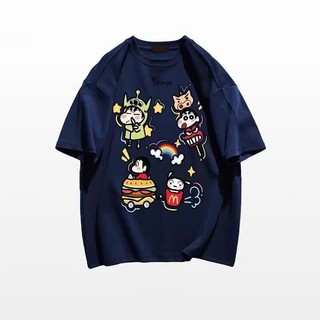 Áo Thun, Áo Phông Oversize form rộng họa tiết hoạt hình shin cute