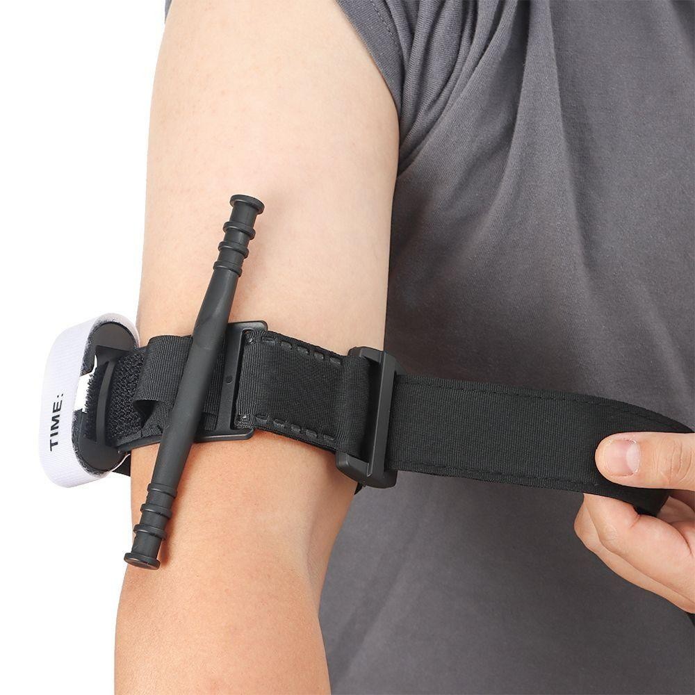 SAIA Outdoor Tourniquet - Tay cầm màu đen, công cụ chặn chảy máu tiện lợi dành cho cứu hộ khẩn cấp ngoài trời