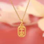 Hợp Kim Rỗng Đĩa Nhân Vật Phong Cách Trung Hoa Thu Hút Sự Giàu Có Và Hạnh Phúc Mặt Dây Chuyền, Vòng Tay Phụ Kiện DIY Tay Dệt Chất Liệu