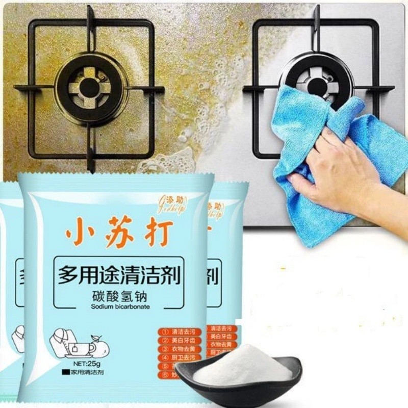 Set 10 Bột Baking Soda gói 25g tiện dụng, đa năng - FE123