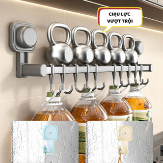 Giá để vung xoong nồi nắp nồi Móc treo đồ hút chân không nhà tắm nhà bếp đa năng chịu lực NGÓI HOME - MTD05