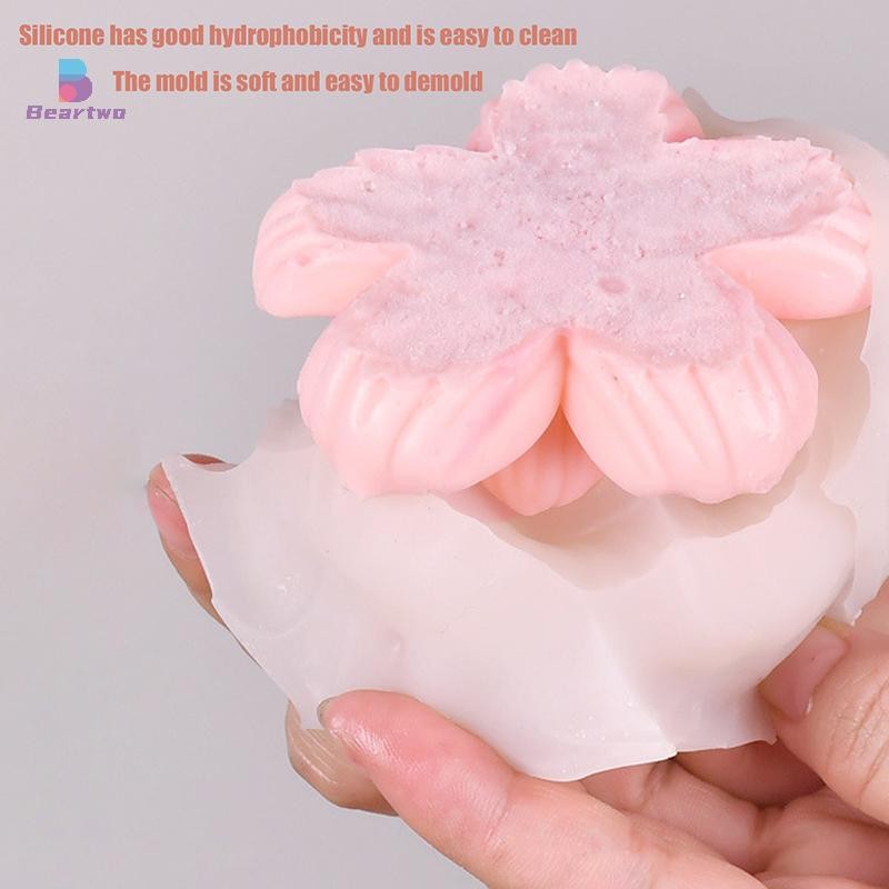 < Beartwo > Khuôn Silicon Hoa Sen 3D Cho Hoa DIY Fondant Cupcake Sôcôla Kẹo Kem Đường Món Tráng Miệng Nến Xà Phòng Thạch Cao Nhựa Khuôn Đẹp