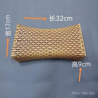 Gối rỗng bằng mây đan tay với chất liệu PE tự nhiên - chắc chắn và thoải mái, được chế tác với nghệ thuật truyền thống cho giấc ngủ yên bình!