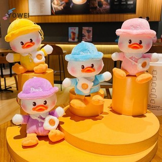 YOWEI Dễ Thương Sang Trọng Trường Vịt Mềm Nhồi Bông Hoạt Hình Búp Bê Móc Khóa Cặp Đôi Túi Quyến Rũ Móc Khóa Dành Cho Trẻ Em Bé Gái Quà Tặng VN