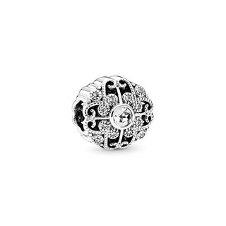 Có hàng Mặt dây chuyền tròn lấp lánh DIY Charm