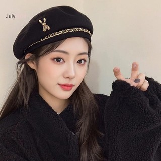 Julyhot Nữ Thu Đông Len Belle Hình Bát Giác Mũ Họa Sĩ, Mũ Nồi Thời Trang, 1 CÁI Massivedeals