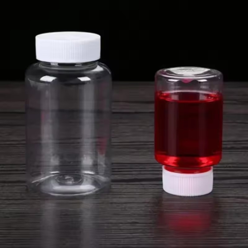 [3-5 ngày đến] 1-3 chiếc Chai nhựa miệng nhỏ PET 10-100ml, Hộp đựng chất lỏng trong suốt có niêm phong chống rò rỉ, để bảo quản da / nước hoa / phụ kiện, 6 kích cỡ tùy chọn