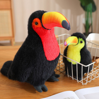 Plus✨ Chất Lượng Cao Toucan Gia Đình Mô Phỏng Động Vật Búp Bê Vui Rừng Toucan Sang Trọng Đồ Chơi Mô Phỏng Đạo Cụ PP Cotton Đầy Đồ Chơi Trang Trí ping Quà Tặng Sinh Nhật Cho Trẻ Em