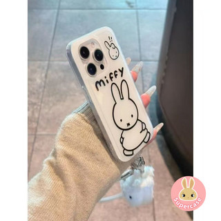 Vỏ Thỏ Dễ Thương Cho Redmi Note 14 13 12 Turbo 4 3 11T 11 10 Pro Plus 5G Vỏ Điện Thoại Mềm Chống Sốc Có Dây Đeo Mặt Dây Chuyền Sang Trọng