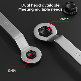Cờ Lê Vặn Đai Ốc GY6 125 Hai Đầu Kích Thước 39-41mm 17-24mm Dùng Cho Xe Máy