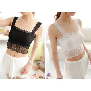 Meisha888 Nữ Gợi Cảm Ren Móc Dây Áo Ngực Miễn Phí Dây Co Giãn Crop Tank Top
 Đẹp