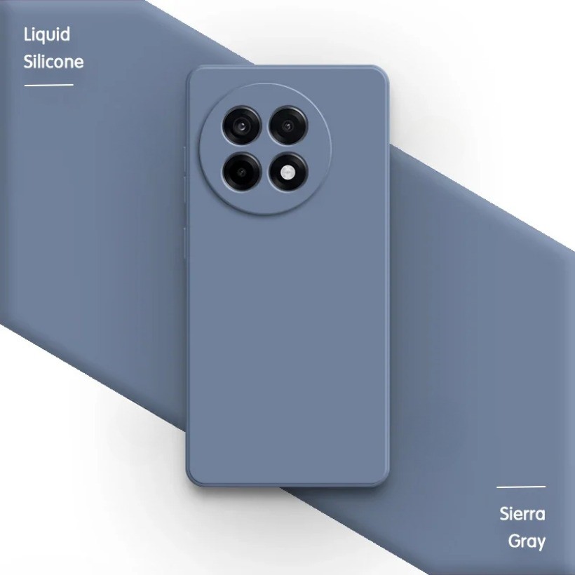 Ốp Điện Thoại Silicon Lỏng Cho OnePlus Ace5 Ace 5 Pro 5Pro 5G Phụ Kiện Chính Hãng Mềm Thời Trang Cổ Điển Cạnh Thẳng Ốp Lưng