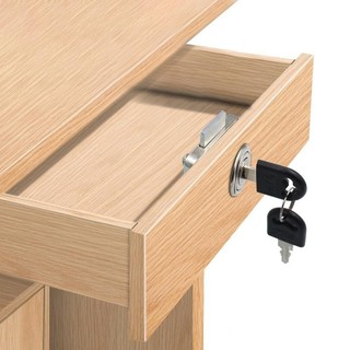 Combo 5 Ổ khóa ngăn kéo, ổ khóa cánh cửa tủ gỗ tủ bếp tủ quần áo bằng thép không gỉ, bền chắc, đảm bảo an toàn
