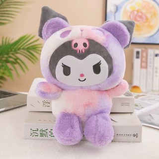 23 cm đầy màu sắc hello kitty đồ chơi kawaii sang trọng mềm động vật sang trọng búp bê