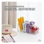 YYlingx Giá đỡ điều khiển từ xa, Hộp đựng đồ trang điểm PET 4 ngăn, Hộp đựng đồ trong suốt