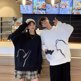 Áo Sweater nam nữ nỉ cotton form rộng