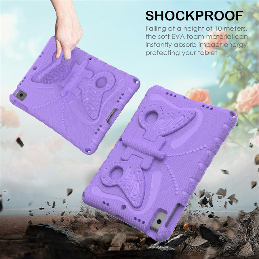 Ốp Lưng Cho iPad 11th (A16) 2025 iPad Air 11 Bảo Vệ EVA foam Stand Trẻ Em An Toàn Trẻ Em Vỏ Chống Sốc Vỏ Dây Đeo